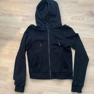 Lululemon black zip up hoodie size 8